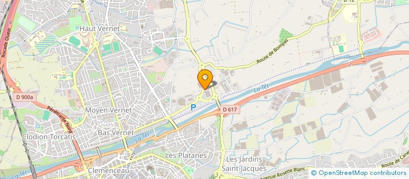 localisation de l'entreprise GFA DU MAS BEARN  PERPIGNAN