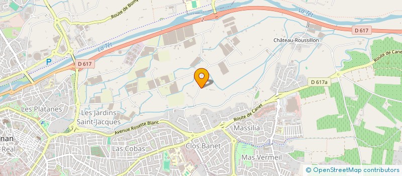 localisation de l'entreprise GFA DU MAS BEAUSEJOUR  PERPIGNAN