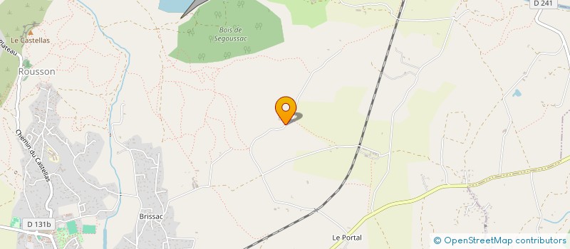 localisation de l'entreprise GFA DU MAS CANET  ROUSSON