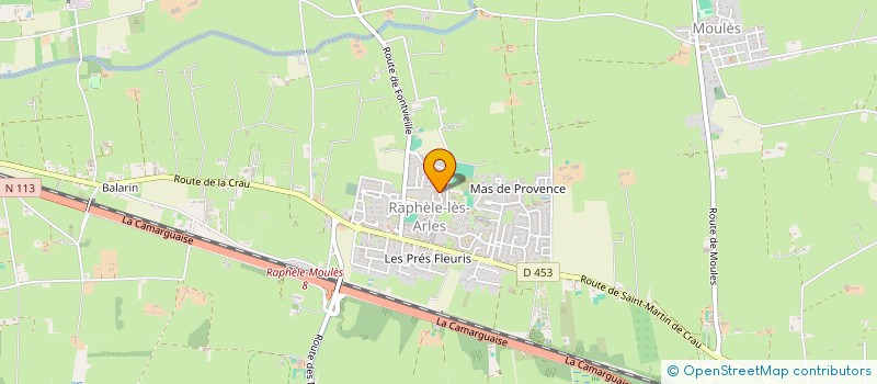 localisation de l'entreprise GFA DU MAS DE GRAVAT à ARLES
