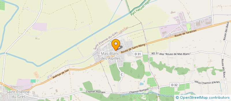 localisation de l'entreprise GFA DU MAS DE MAILLAUD  SAINT-ETIENNE-DU-GRES