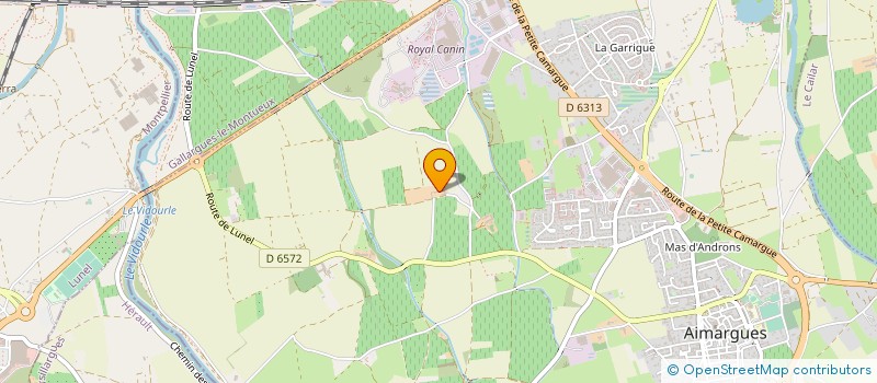 localisation de l'entreprise GFA  DU MAS DE SAINT REMY  AIMARGUES