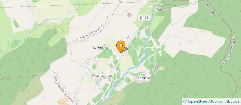 localisation de l'entreprise GFA DU MAS DOMERGUE  MONTOULIEU