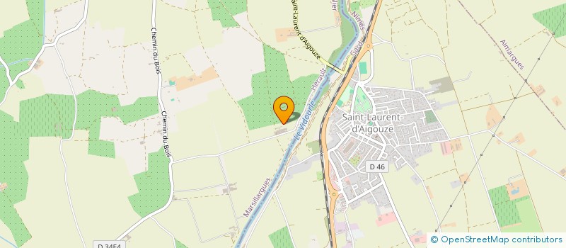 localisation de l'entreprise GFA DU MAS DU JUGE-VILLET  MARSILLARGUES