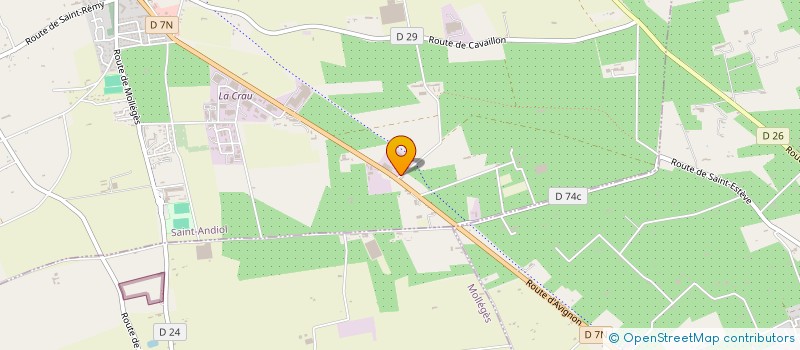 localisation de l'entreprise GFA DU MAS NEUF ET DE ST JEAN  SAINT-ANDIOL