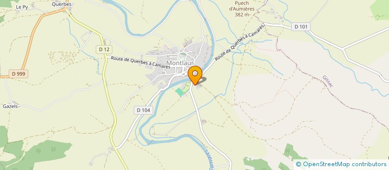 localisation de l'entreprise GFA DU MAS PRIVAT  MONTLAUR