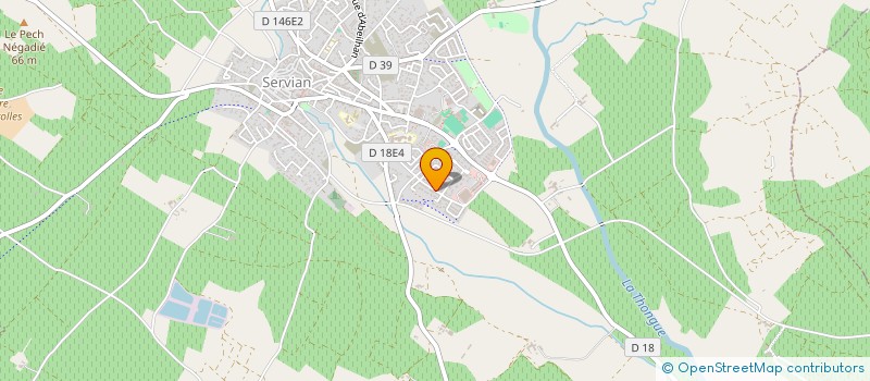 localisation de l'entreprise GFA DU MAS VIEL à SERVIAN