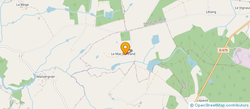 localisation de l'entreprise GFA DU MAUBERT à BLANZAC