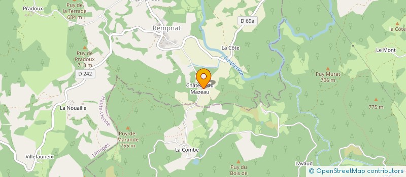 localisation de l'entreprise GFA DU MAZEAU-NICOT  NEDDE