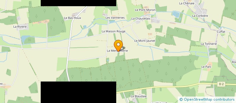 localisation de l'entreprise GFA DU MENHIR  VAY