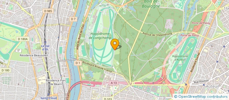 localisation de l'entreprise GFA DU MERITE  PARIS