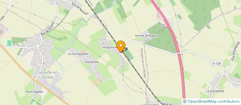 localisation de l'entreprise GFA DU MERLERAULT  TEMPLEUVE-EN-PEVELE