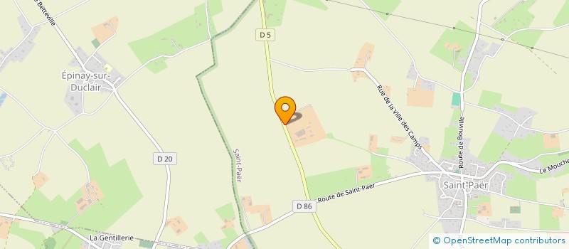 localisation de l'entreprise GFA DU MESNIL VARIN  BLACQUEVILLE