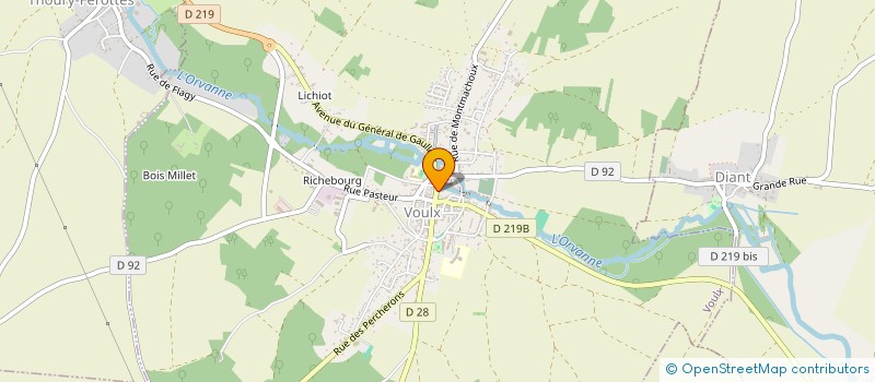 localisation de l'entreprise GFA DU MONT  MONTMACHOUX