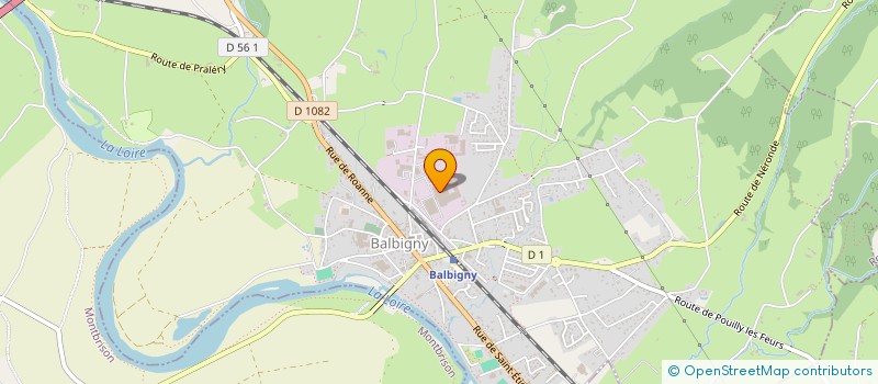 localisation de l'entreprise GFA DU MONT  BALBIGNY