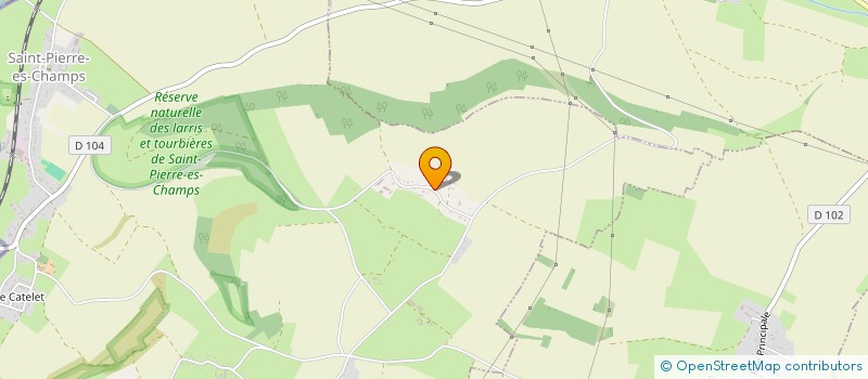 localisation de l'entreprise GFA DU MONT DE FLY  ST PIERRE ES CHAMPS