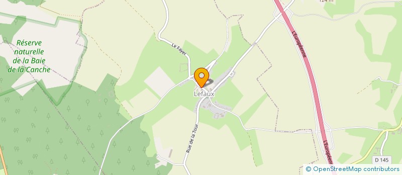 localisation de l'entreprise GFA DU MONT FAYEL  LEFAUX