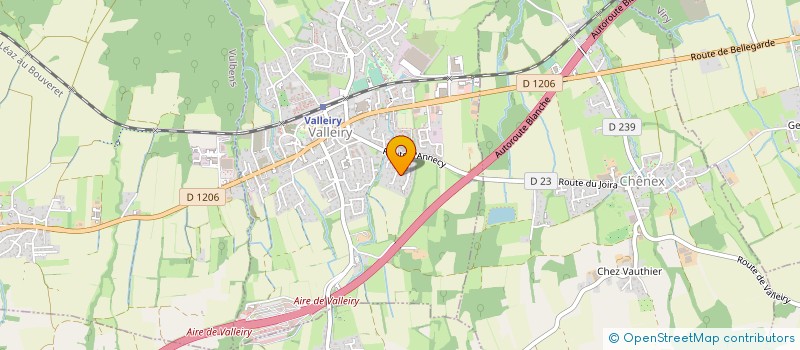 localisation de l'entreprise GFA DU MONT SION  JONZIER-EPAGNY