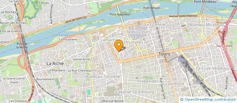 localisation de l'entreprise GFA DU MONTEIL à TOURS