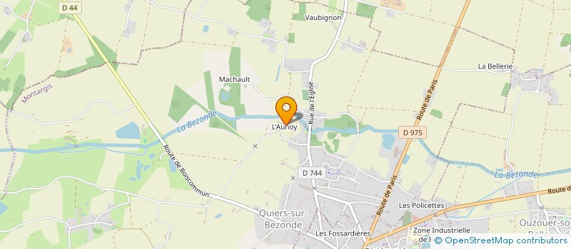 localisation de l'entreprise GFA DU MONTPENSIER à BEAUCHAMPS-SUR-HUILLARD