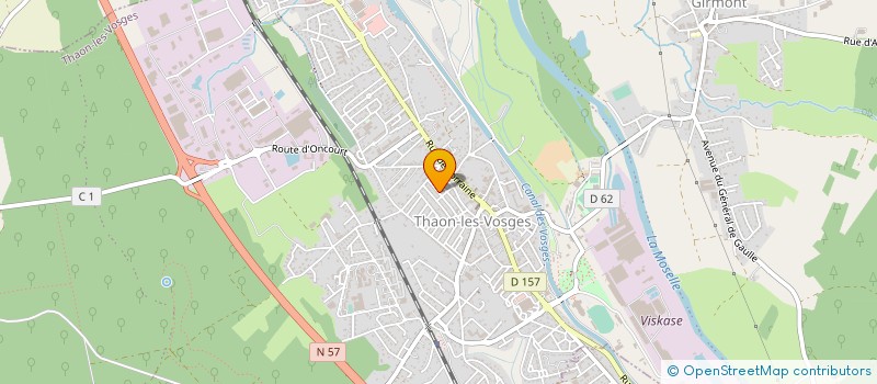 localisation de l'entreprise GFA DU MORI  THAON-LES-VOSGES