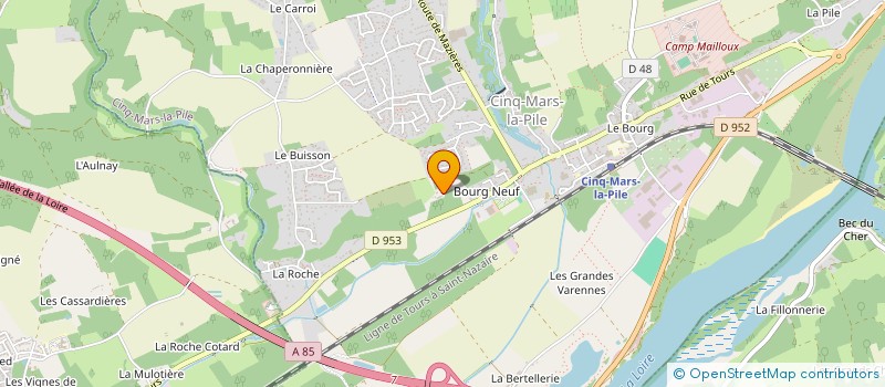 localisation de l'entreprise GFA DU MORIER  MAZIERES-DE-TOURAINE