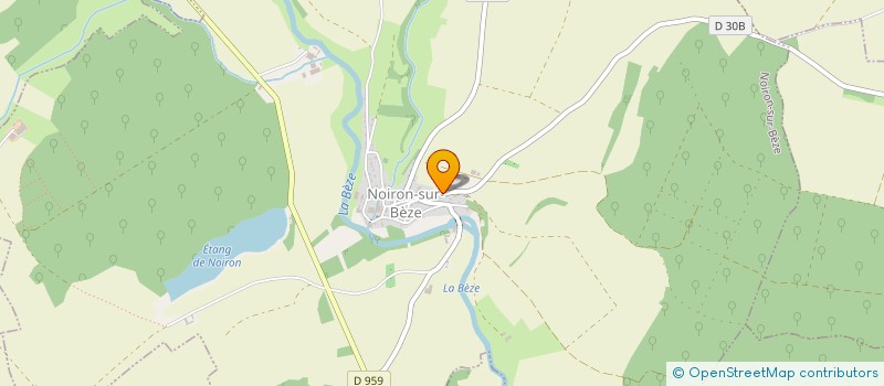 localisation de l'entreprise GFA DU MOULIN  NOIRON-SUR-BEZE