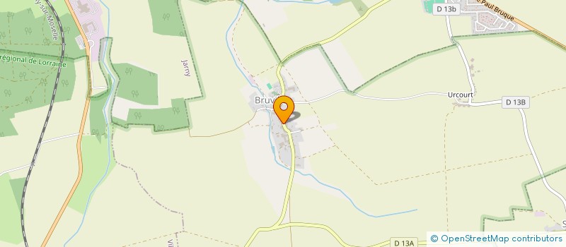 localisation de l'entreprise GFA DU MOULIN  BRUVILLE