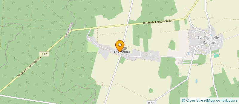 localisation de l'entreprise GFA DU MOULIN  LA CHAPELLE-RABLAIS