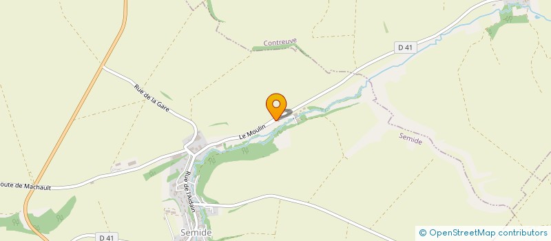 localisation de l'entreprise GFA DU MOULIN  SEMIDE