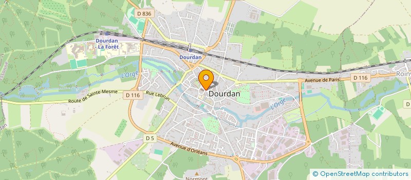 localisation de l'entreprise GFA DU MOULIN  PLESSIS-SAINT-BENOIST