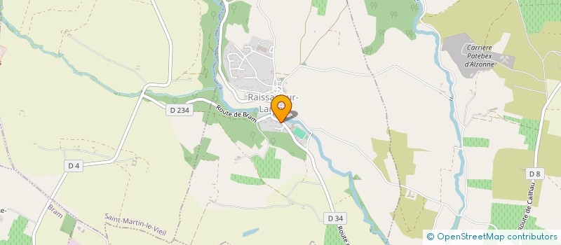 localisation de l'entreprise GFA DU MOULIN A VENT  RAISSAC-SUR-LAMPY