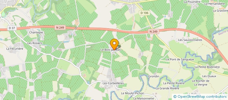 localisation de l'entreprise GFA DU MOULIN DAVID  BORDEAUX