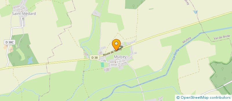 localisation de l'entreprise GFA DU MOULIN DE BECK  MULCEY