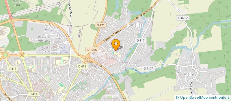 localisation de l'entreprise GFA DU MOULIN DE CHAUNOY  VOISENON