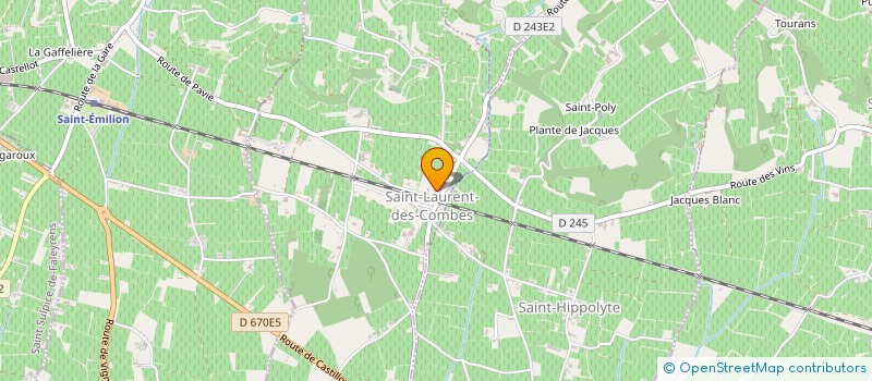 localisation de l'entreprise GFA DU MOULIN DE LA CHAPELLE  SAINT-LAURENT-DES-COMBES