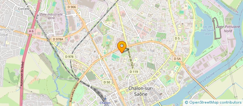 localisation de l'entreprise GFA DU MOULIN DE RENACHE  CHALON-SUR-SAONE