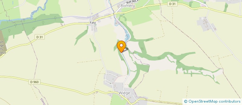 localisation de l'entreprise GFA DU MOULIN DE WIEGE  WIEGE-FATY