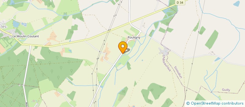 localisation de l'entreprise GFA DU MOULIN GAULTIER à ROUVRES-LES-BOIS
