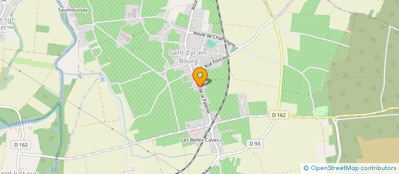 localisation de l'entreprise GFA DU MOUTIER  BELLEVIGNE-LES-CHATEAUX