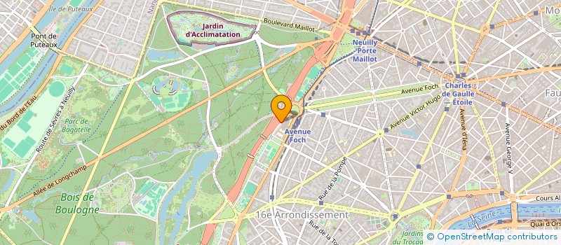 localisation de l'entreprise GFA DU MUGUET  PARIS