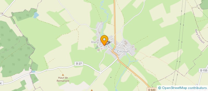 localisation de l'entreprise GFA DU NOYER  PREUTIN-HIGNY