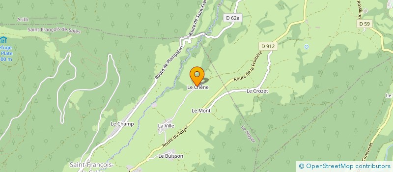 localisation de l'entreprise GFA DU NOYER  LE NOYER