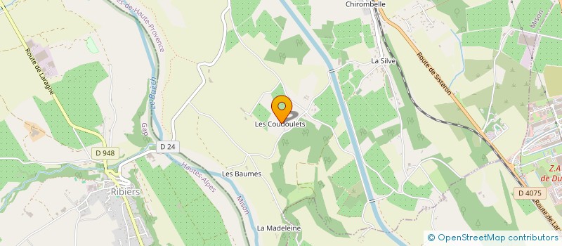 localisation de l'entreprise GFA DU NOYER à AUBIGNOSC