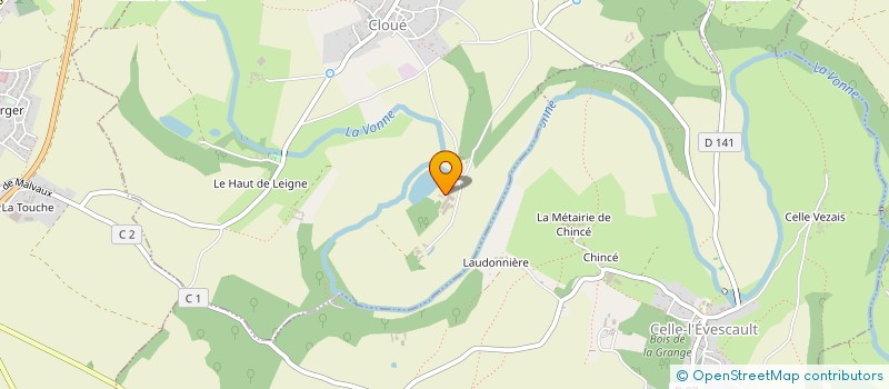 localisation de l'entreprise GFA DU PALAIS  CLOUE