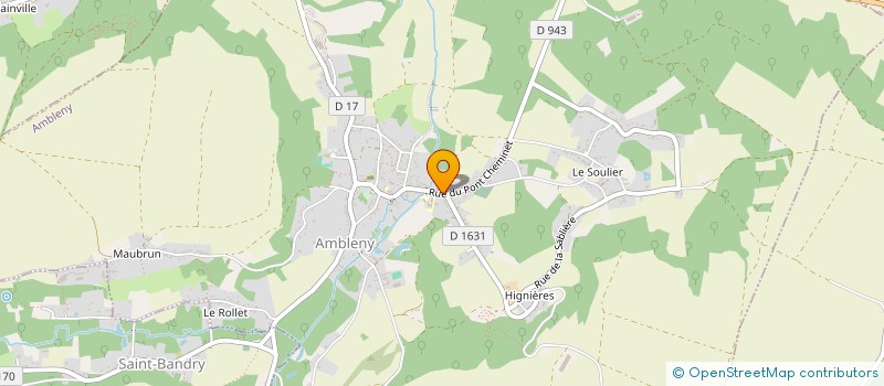 localisation de l'entreprise GFA DU PARACLET à AMBLENY