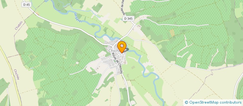 localisation de l'entreprise GFA DU PARADIS  CHICHEE