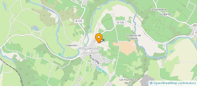 localisation de l'entreprise GFA DU PARADIS  CHAUDEFONDS-SUR-LAYON