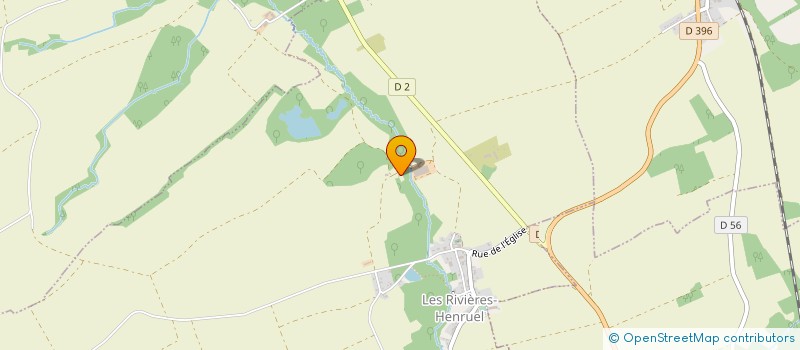 localisation de l'entreprise GFA DU PARC  LES RIVIERES-HENRUEL