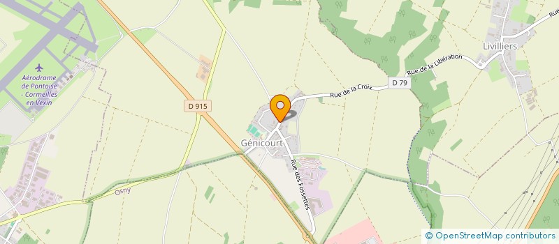 localisation de l'entreprise GFA DU PAROUSET à GENICOURT
